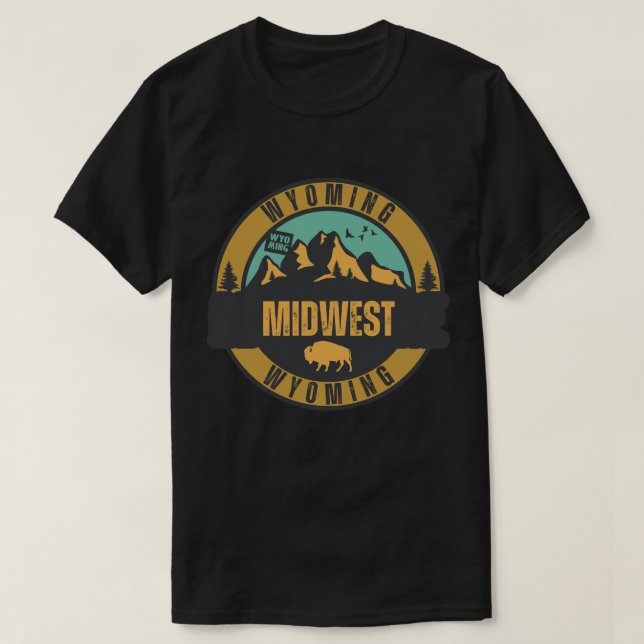 Midwest, Wyoming T-Shirt (Design Front)