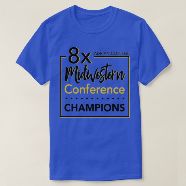 Midwestern Conference Champions T-Shirt (Design Front)