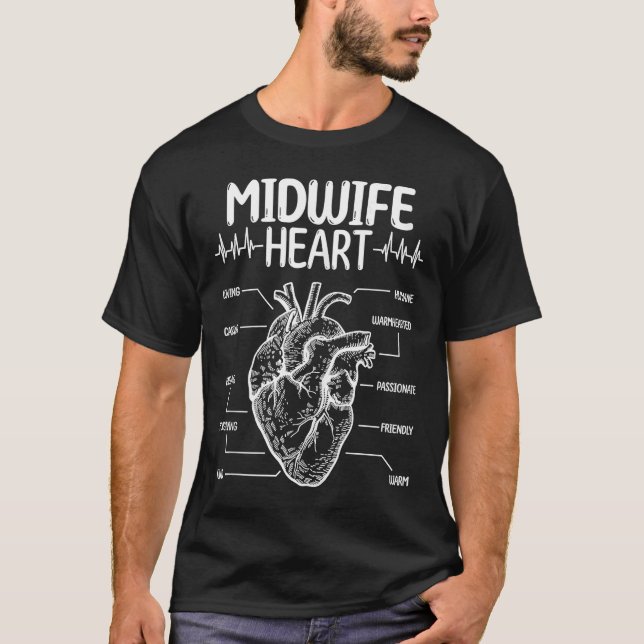 Midwife Accessoires Midwifery Essentials Delivery  T-Shirt (Front)