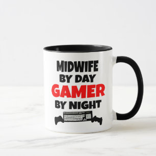 Midwife by Day Gamer by Night Mug
