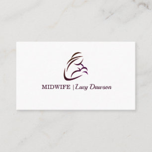 Midwife Caregiving Nurse Nursing Health Care Business Card