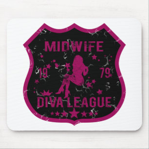 Midwife Diva League Mouse Pad