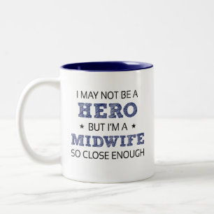 Midwife Novelty Two-Tone Coffee Mug