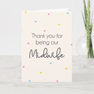 Midwife Thank You Card 