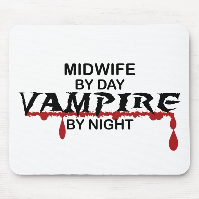 Midwife Vampire by Night Mouse Pad (Front)