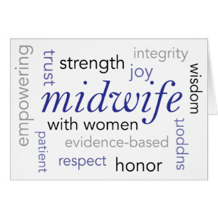 midwife word cloud