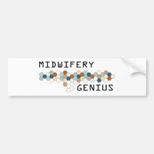 Midwifery Genius Bumper Sticker