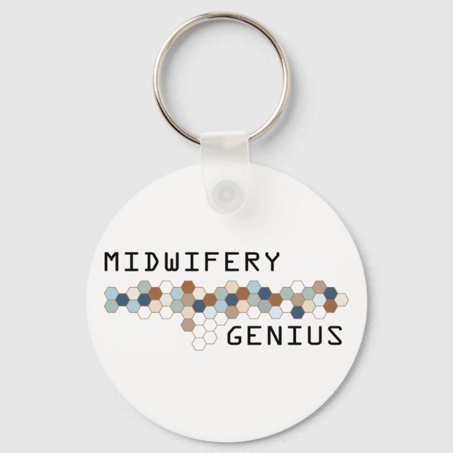 Midwifery Genius Keychain (Front)