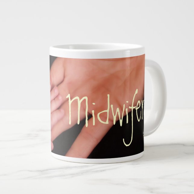 Midwifery Large Coffee Mug (Front Right)