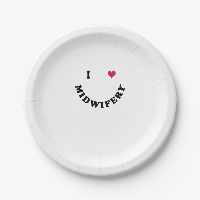 Midwifery Paper Plate (Front)