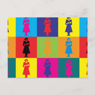 Midwifery Pop Art Postcard
