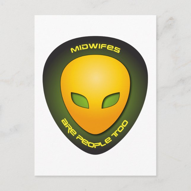 Midwifes Are People Too Postcard (Front)