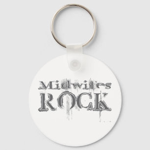 Midwifes Rock Keychain