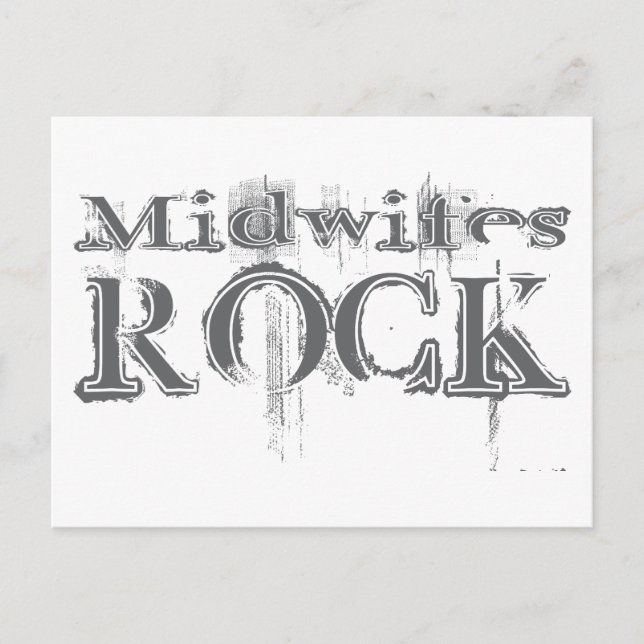 Midwifes Rock Postcard (Front)