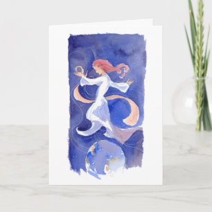 Midwinter Dancer Solstice Card