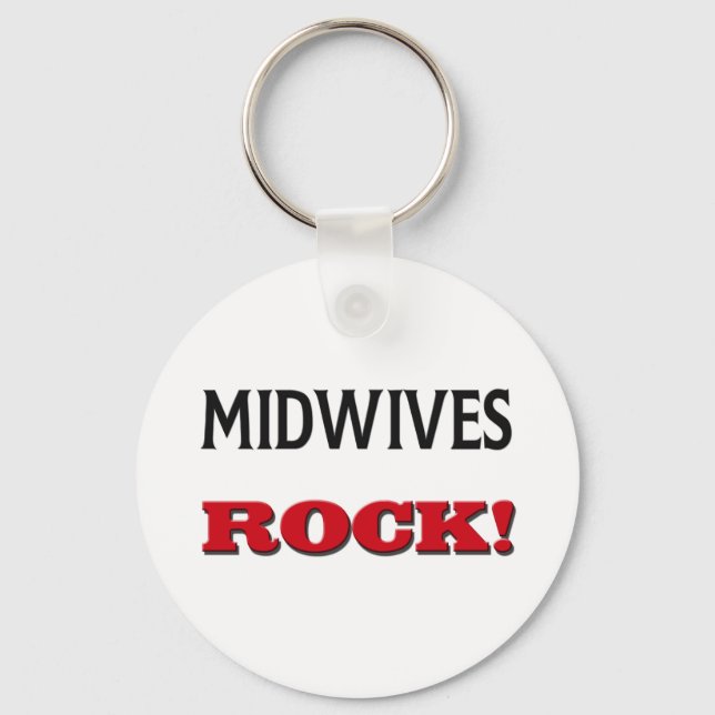 Midwives Rock Keychain (Front)