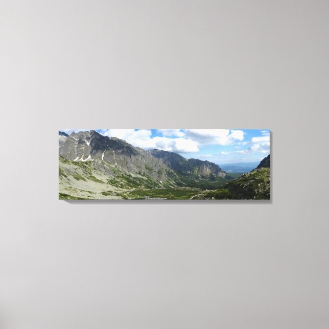 Mieguszowiecka Valley, High Tatras Canvas Print (Front)