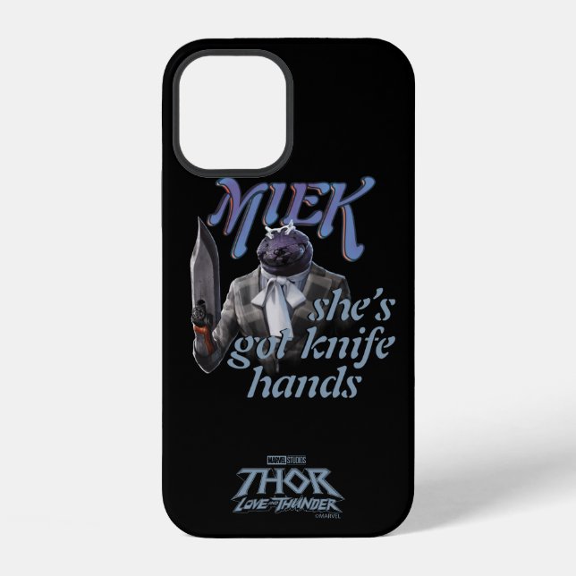 Miek - She's Got Knife Hands iPhone Case (Back)