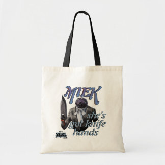 Miek - She's Got Knife Hands Tote Bag