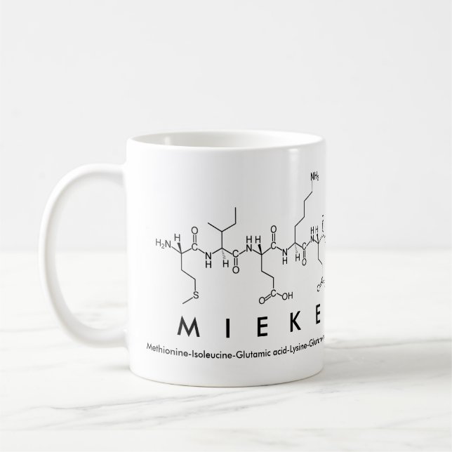 Mieke peptide nom mug (Gauche)