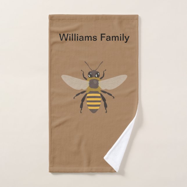 Miel Bee (Serviette à main)