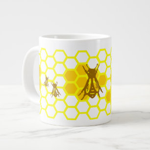 Miel Bee Honeypeb Motif Mug