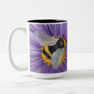 Miel Bee Joli café Mug Tea Cup Jaune à l'intérieur