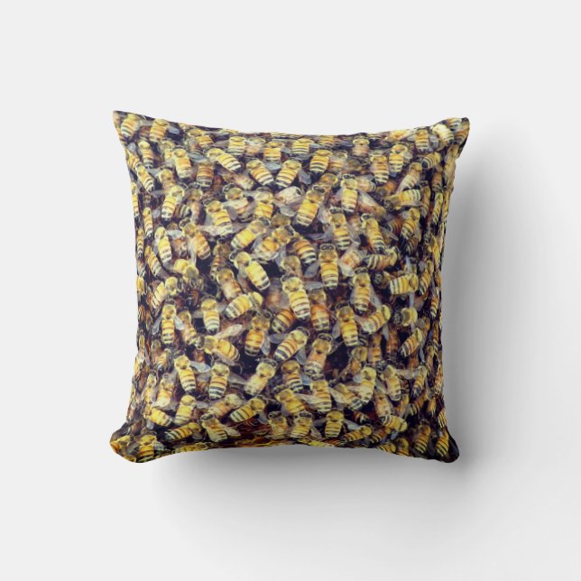 Miel Bee Mine Coussin double face (Recto)
