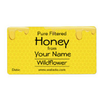 Miel Personnalisable Étiquettes Honeypeb Ajouter V