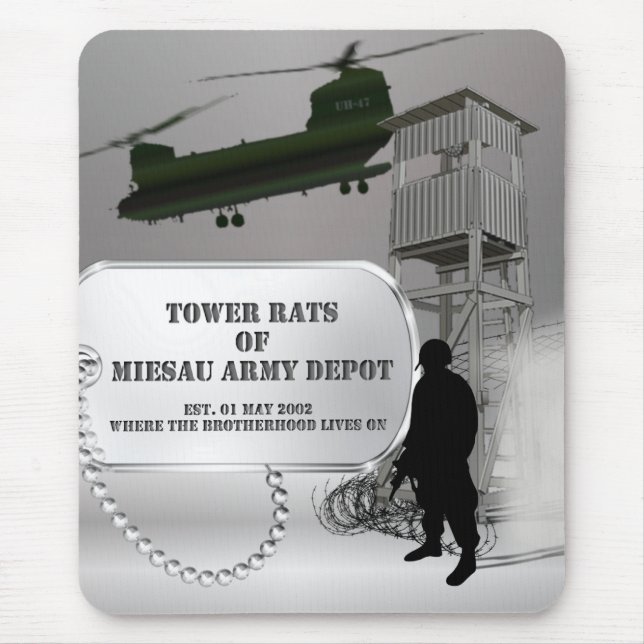 Miesau Tower Rats Mouse Pad (Front)