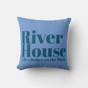 Mieux sur la rivière - Oreiller décoratif
