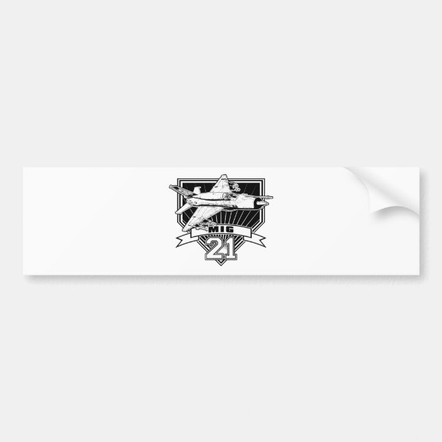 Mig 21 bumper sticker (Front)