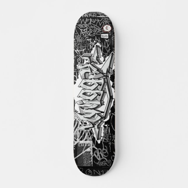 Miggy Graffiti Custom Personalized Cool Skateboard (Front)