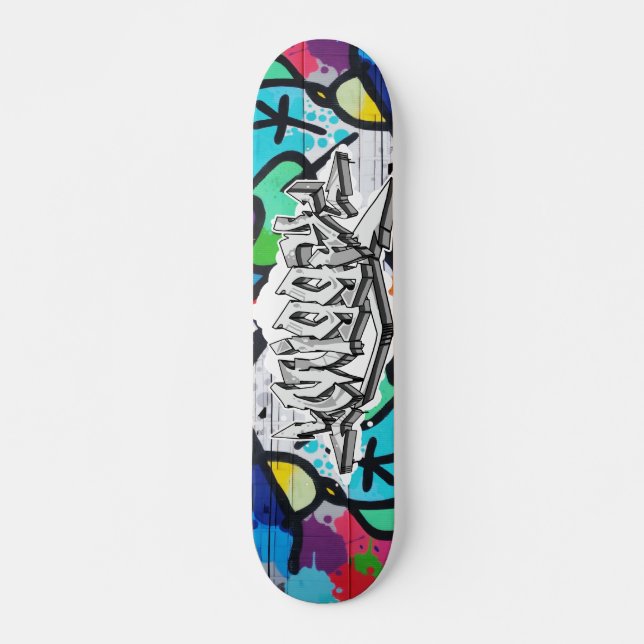 Miggy Graffiti Custom Personalized Skateboard (Front)