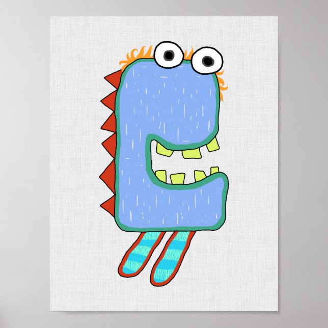Miggy Monster Poster (Front)