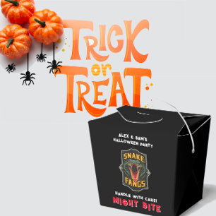 MIGHT BITE Snake Fang Halloween Party Spooky Candy Favor Box