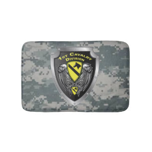Mighty 1st Cavalry Division “First Team” Bath Mat