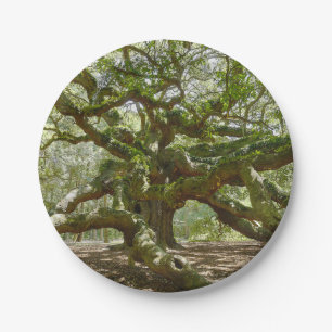Mighty Angel Oak Paper Plate