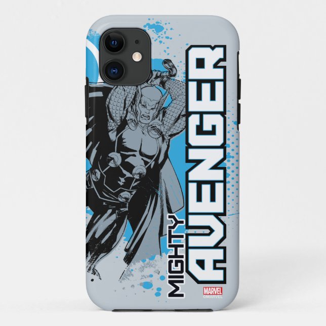 Mighty Avenger Character Graphic Case-Mate iPhone Case (Back)