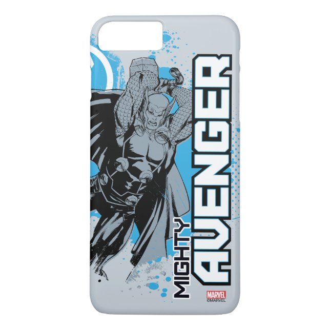 Mighty Avenger Character Graphic Case-Mate iPhone Case (Back)