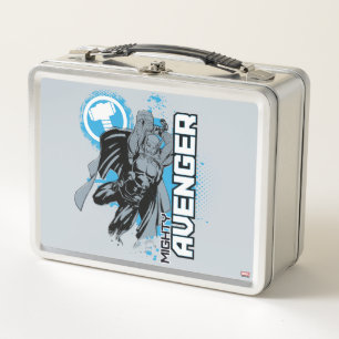 Mighty Avenger Character Graphic Metal Lunch Box
