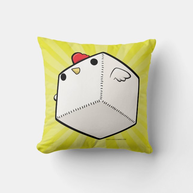 Mighty cockblock Pillow (Front)