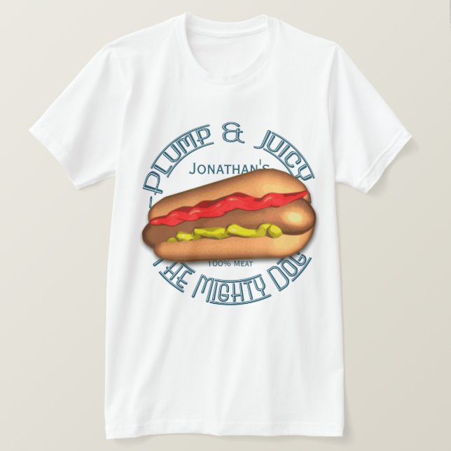 Mighty Dog Hotdog T-Shirt (Design Front)
