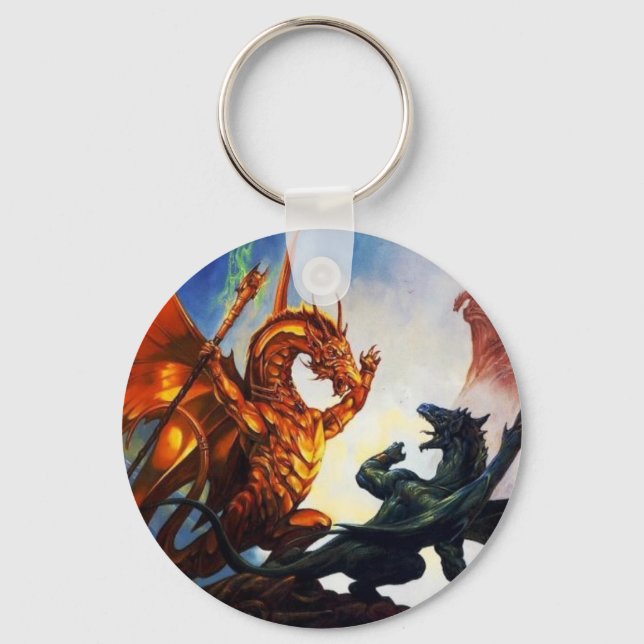 Mighty Dragon Keyhain Keychain (Front)