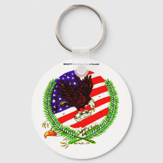MIGHTY EAGLE, MIGHTY EAGLE by Charis Dondeli Keychain