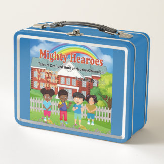 Mighty Hearoes Childrens Book Metal Lunch Box