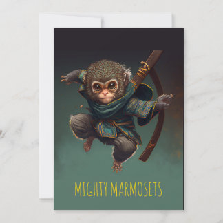 Mighty Marmosets Carte de voeux