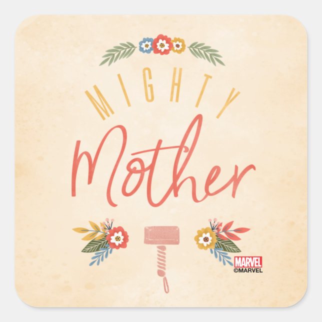Mighty Mother Square Sticker (Front)