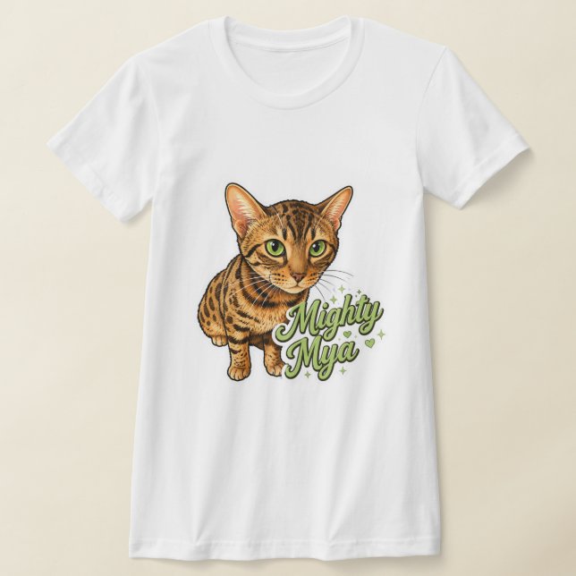 Mighty Mya V neck T-Shirt (Laydown)
