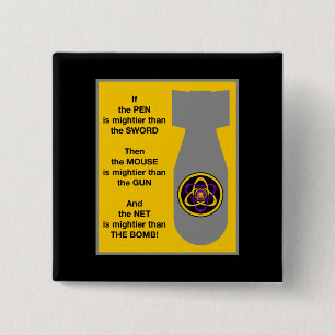 Mighty Net 2 Inch Square Button